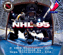 Заставка игры NHL 95